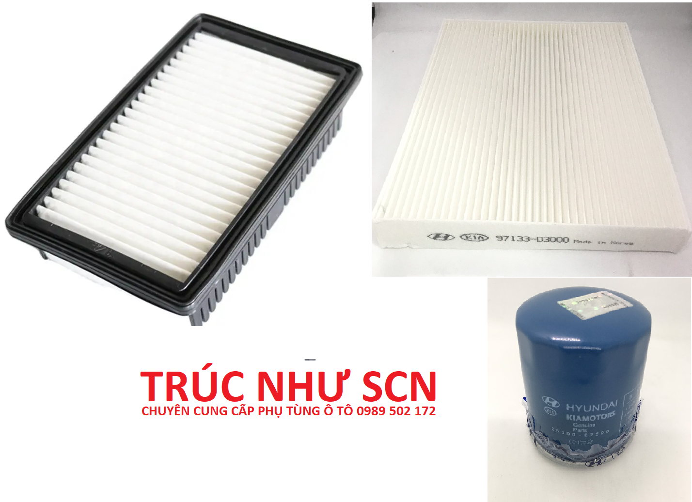 COMBO 3 MÓN DÙNG CHO XE ACCENT 2017-2022 ( LỌC GIÓ ĐỘNG CƠ, LỌC LẠNH , LỌC NHỚT)