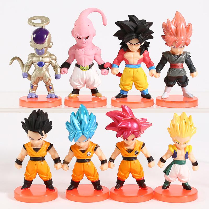 Set 08 Mô Hình Nhân Vật Trong Dragon Ball - Có Giá Đỡ
