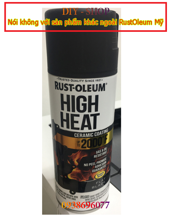 Sơn Chịu Nhiệt Độ Cao - High Heat 1093°C ( Sơn chịu nhiệt cao cấp đến từ Mỹ )