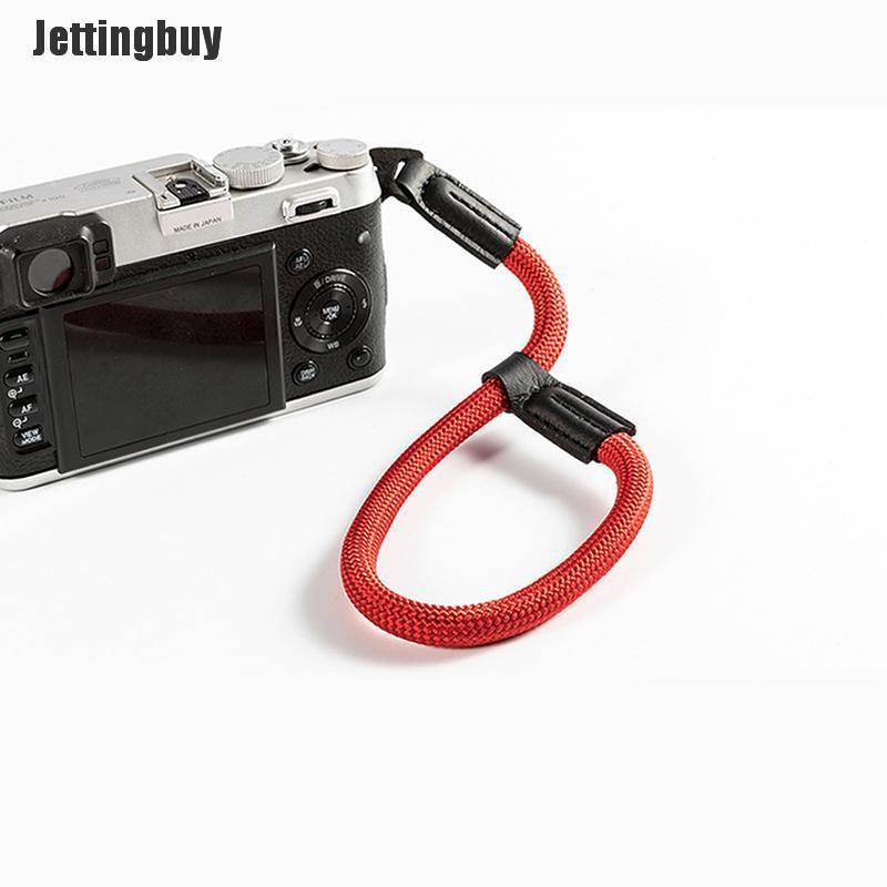 Jettingbuy Dây Đeo Máy Ảnh Dây Đeo Cổ Tay Máy Ảnh Kỹ Thuật Số Bằng Nylon Thủ Công Dây Đeo Tay Paracord