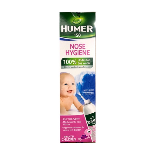 [HCM]Humer 150 - Xịt vệ sinh mũi hàng ngày trẻ em
