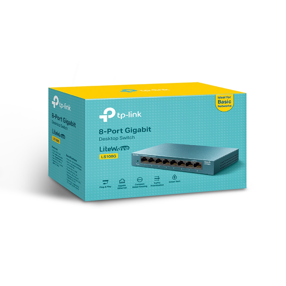 Thiết bị chia mạng TP-Link 8 Port Gigabit LS108G