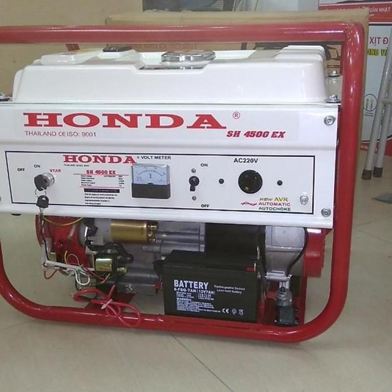 Máy phát điện Honda SH 4500 EX  Thái Lan đề nổ le gió tự động