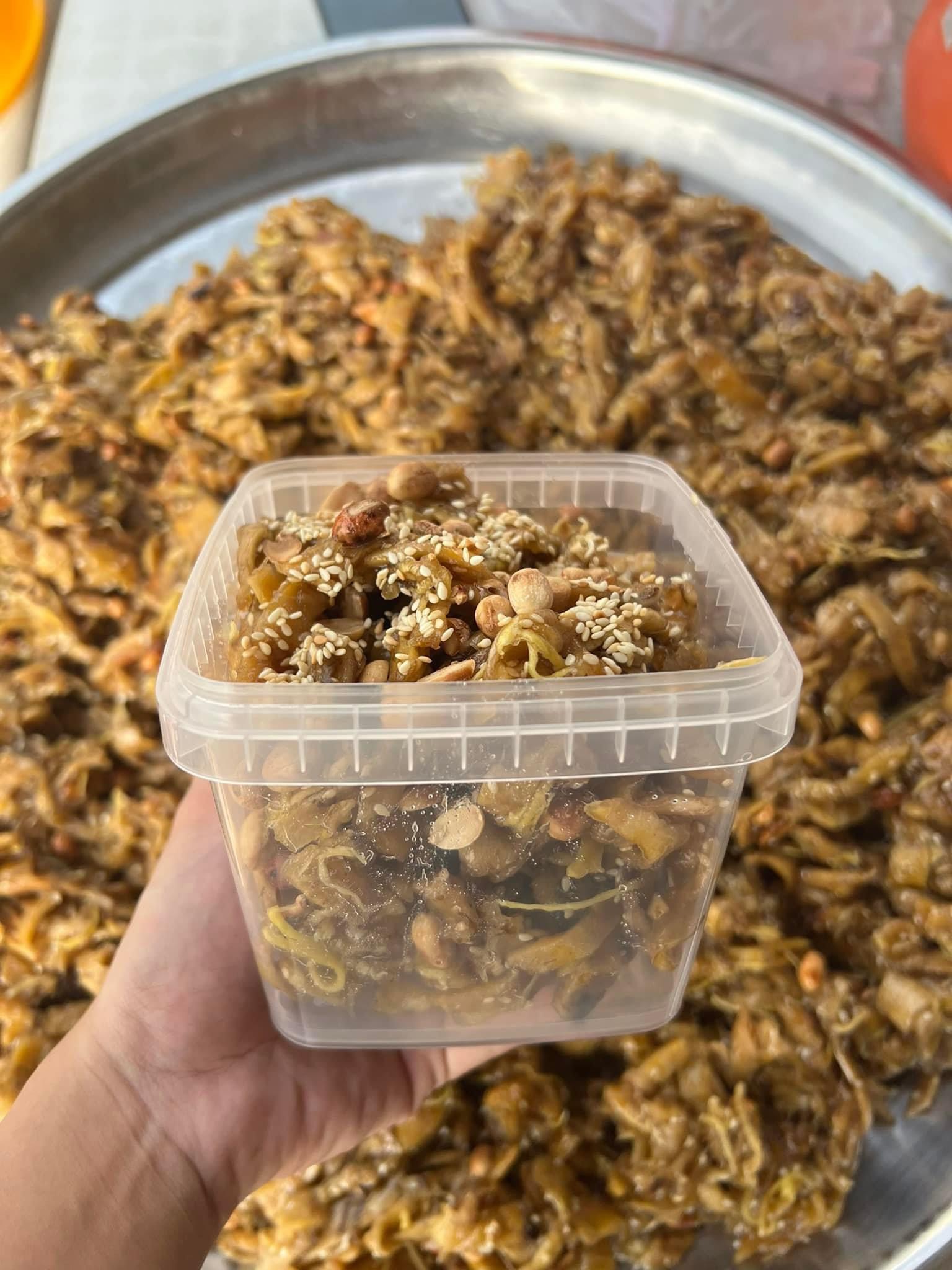 500G mứt chuối dẻo đậu mè gừng siêu thơm ngon