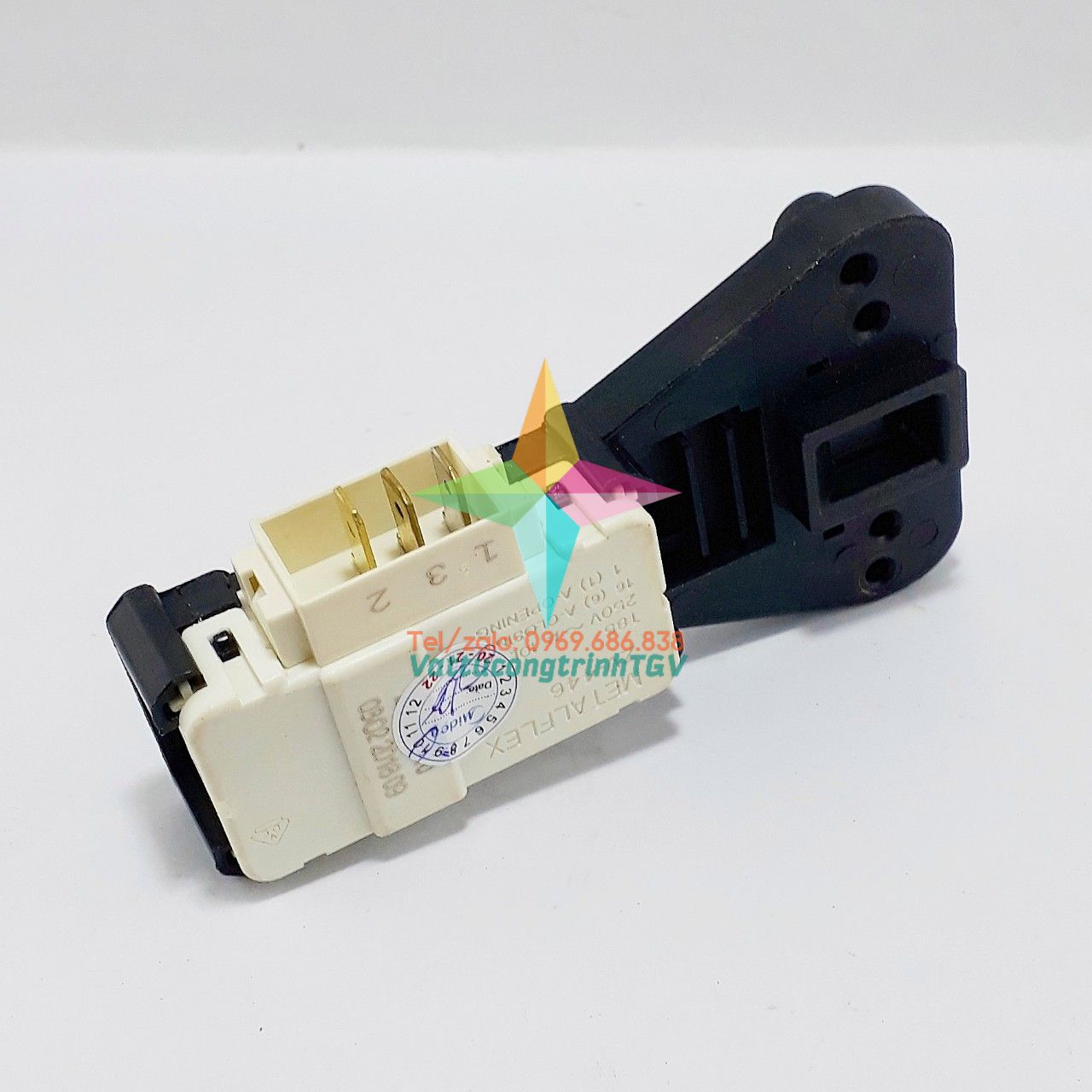 Công tắc cửa 3 chân ZV-446 cho máy giặt MIDEA cửa ngang hãng