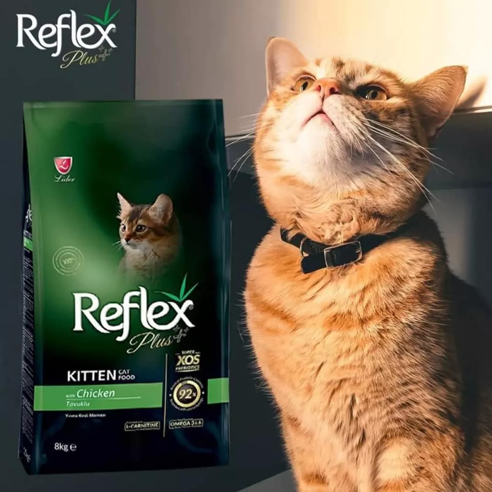 Thức Ăn Hạt Cho Mèo Con Reflex Plus Kitten Vị Gà 8KG - [Nông Trại Thú Cưng]
