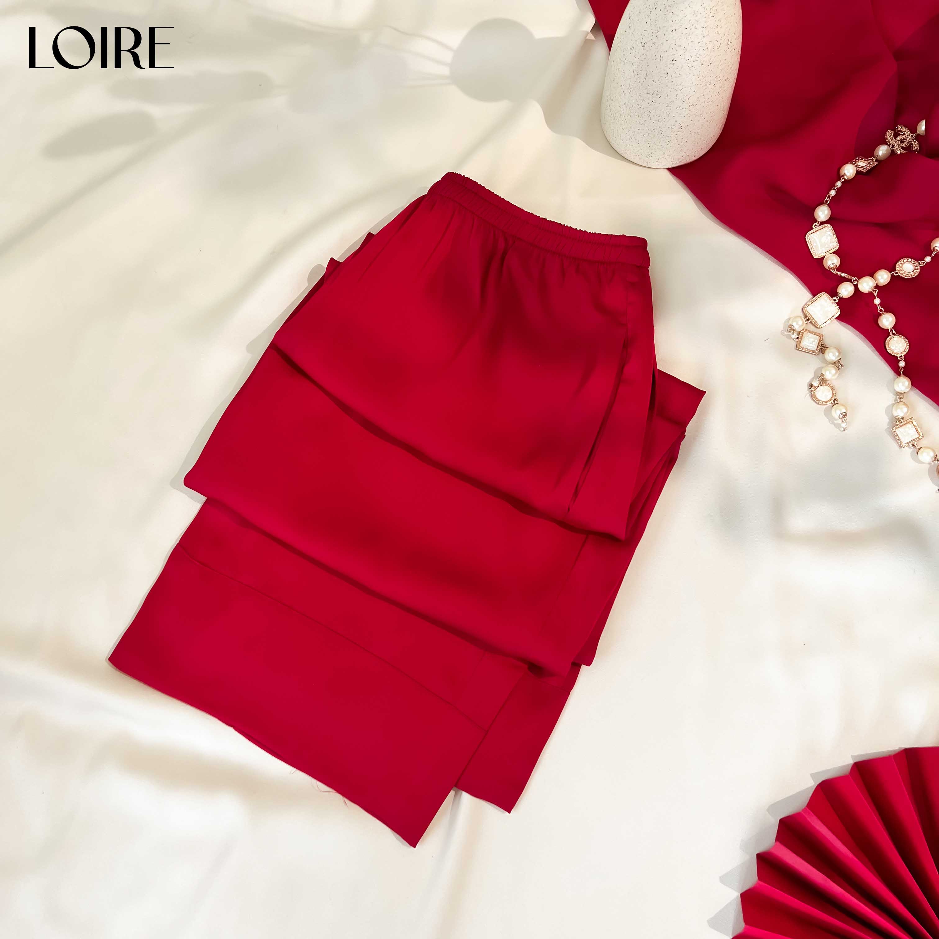 Bộ Pijama Lụa Dài Thanh Lịch Loirechic LPD17