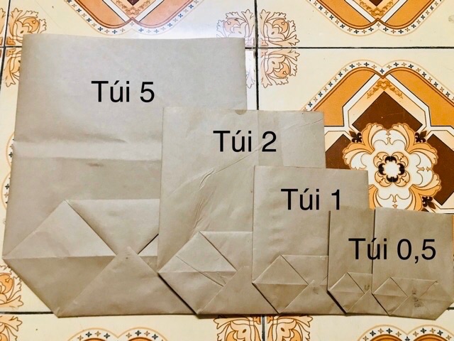 Combo 100 túi xi măng đựng hàng TÚI 1,2 (kt 16x27cm)