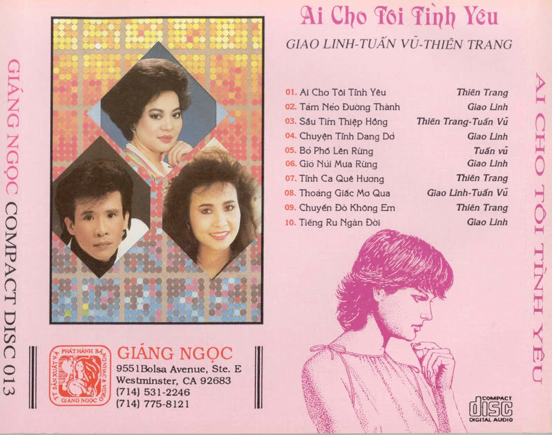 Bộ 8 đĩa cd nhạc Tuấn Vũ 1