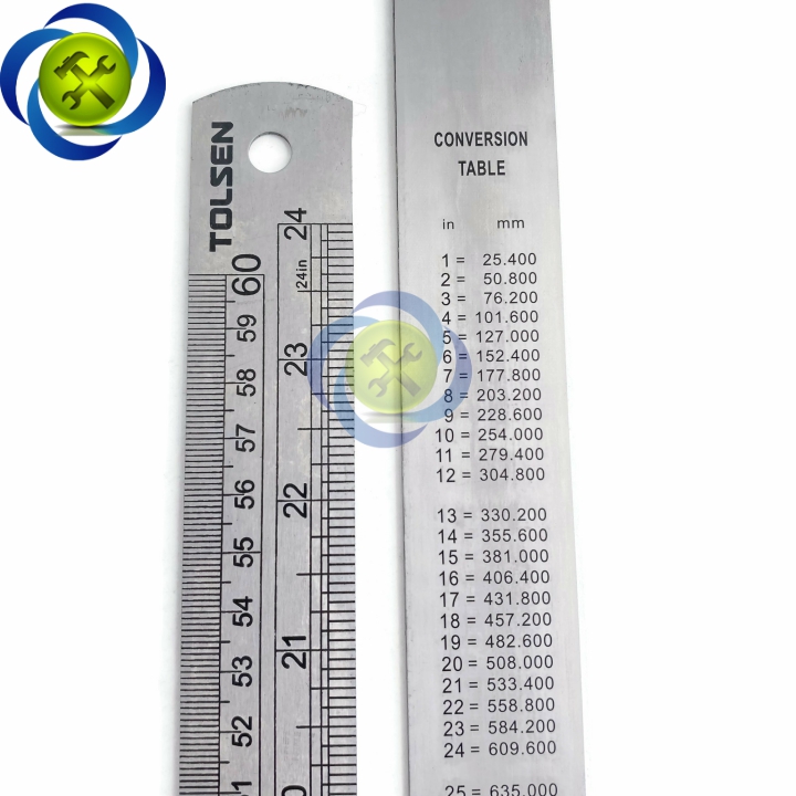 [HCM]Thước lá 600mm Tolsen 35028