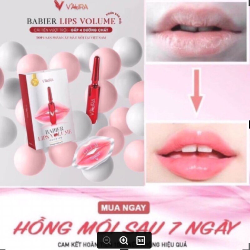 Hồng Môi Vaurra Babier Lips Volume