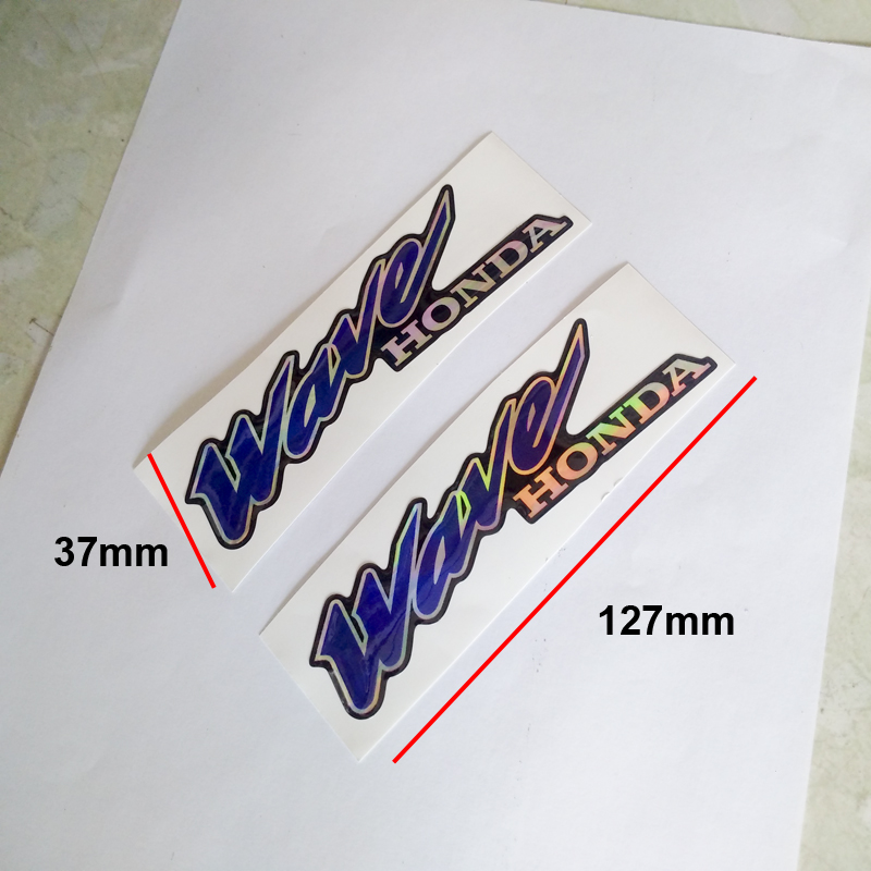 Bộ 2 Tem WAVE phản quang 7 màu