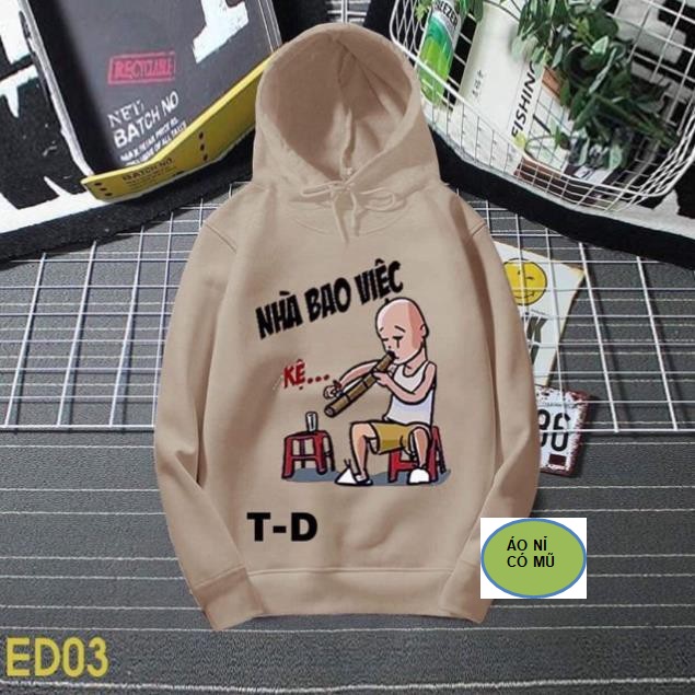 BIG SALE - áo nỉ bao đẹp hình in sắc nét  in nhà bao việc nhiều màu cực phong cách