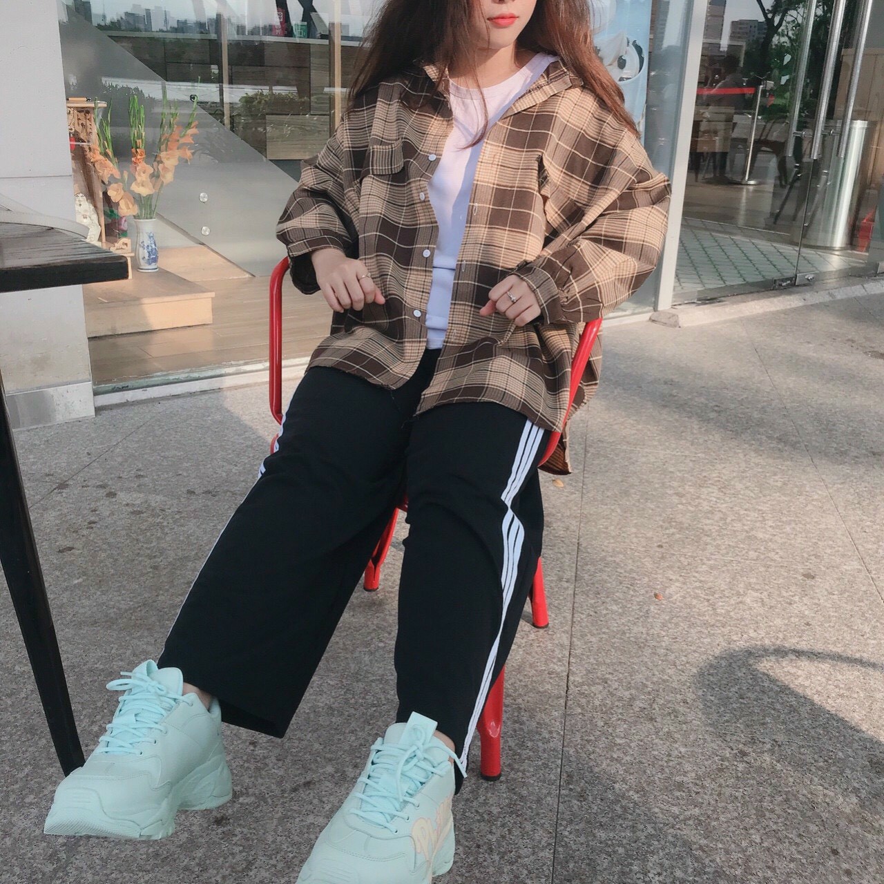[HCM]Áo sơ mi caro nữ