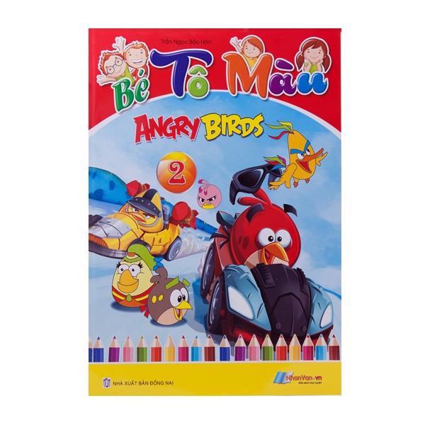 Sách - bé tô màu angry birds - 8935072923495