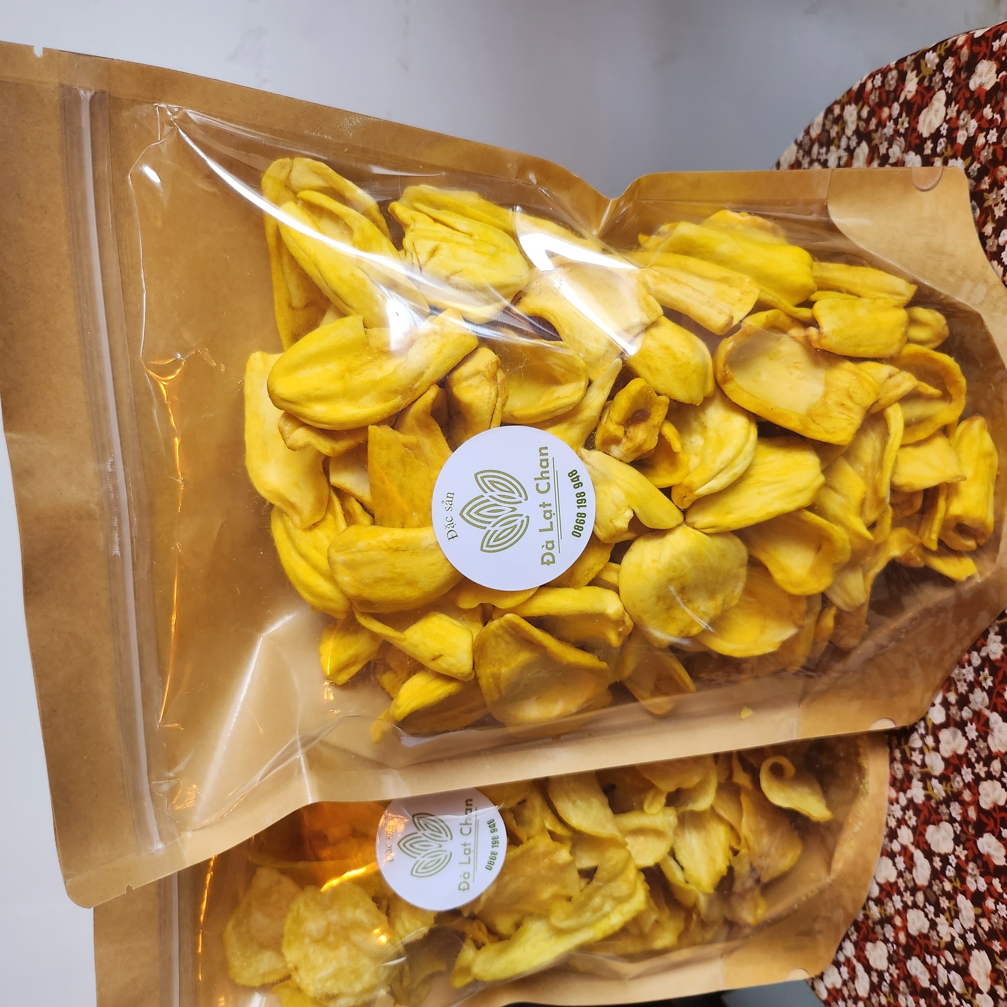 Combo Mít và Khoai Lang Sấy (mỗi loại 500gr) - Đặc Sản Đà Lạt Chan