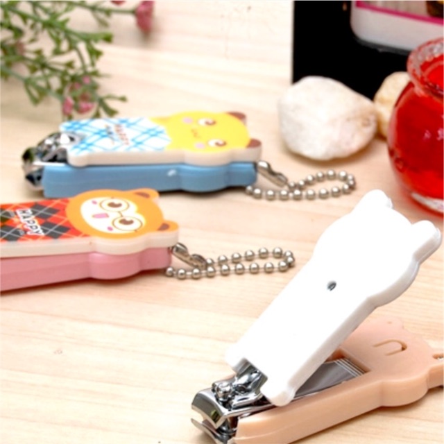 Bộ 2 Bấm Móng Tay Nhỏ Có Móc Treo Hình Thú