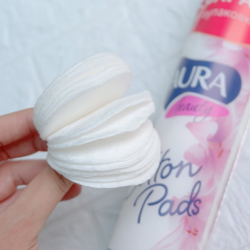[HCM]Bông Tẩy Trang Aura 150 Miếng