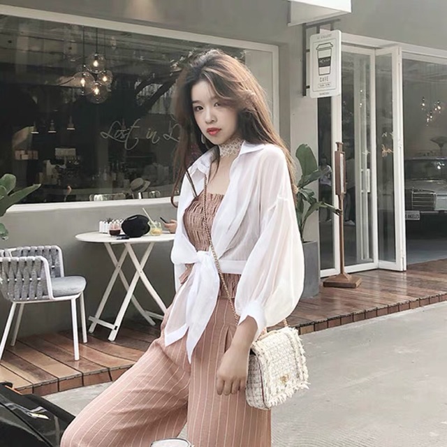 Áo Khoác Voan Mỏng Sơ Mi (Có Hình Ảnh Thật)