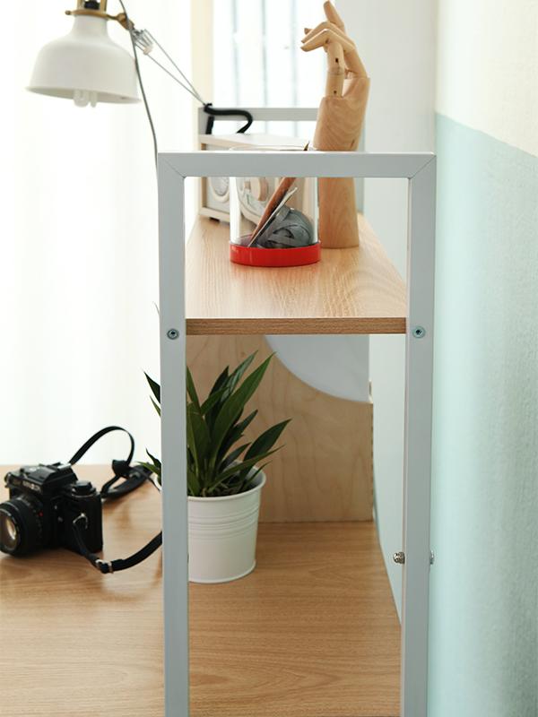 Bàn Liền Kệ Khung Sắt - WRITING DESK SIZE S