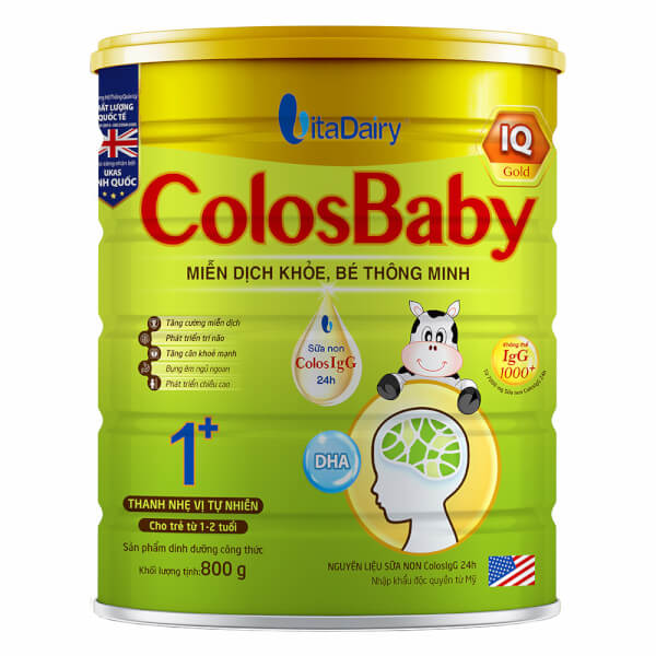 Sữa COLOS BABY IQ+ 800gr