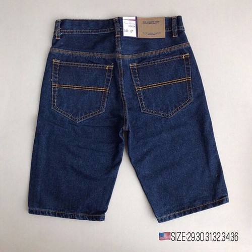 Quần jeans ngắn vải cotton dày đẹp