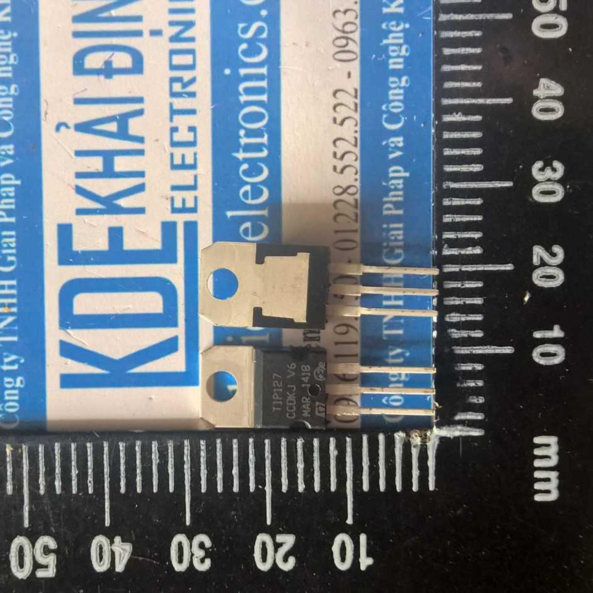 10 con tip127 to-220 trans darlington pnp 5a 100v kde1588