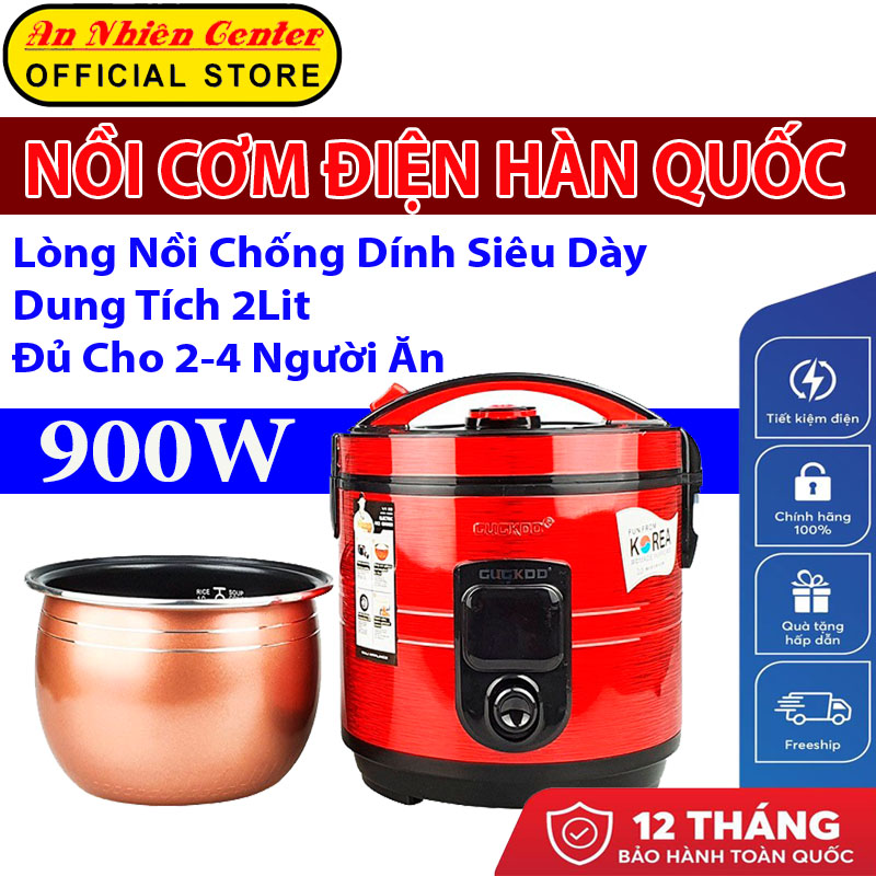 ( Hàng chính hãng bảo hành 12 tháng ) Nồi cơm điện cuckoo GK-208 ( 2.0 lít )  Nồi cơm điện Hàn Quốc 