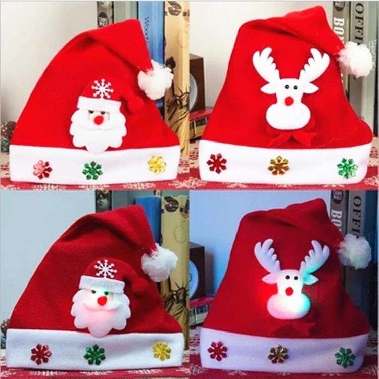 [HCM]Nón NOEL trẻ em có đèn LED giáng sinh vui vẻ