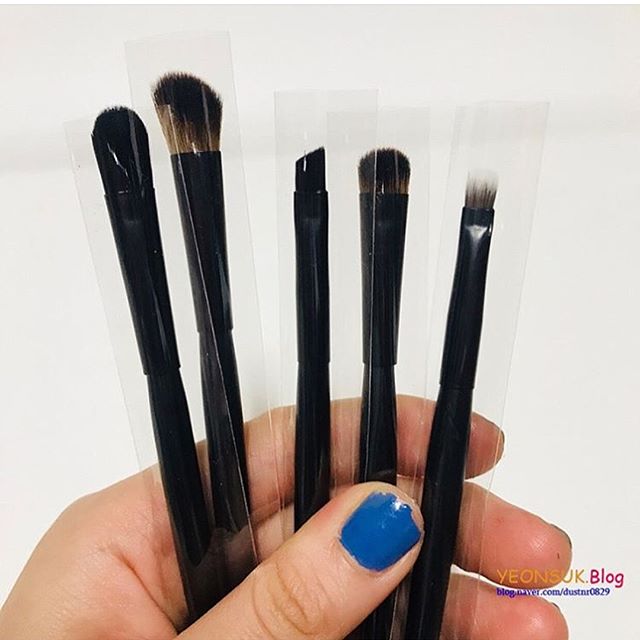 Bộ cọ mắt Tonymoly 5 cây + ống đựng.