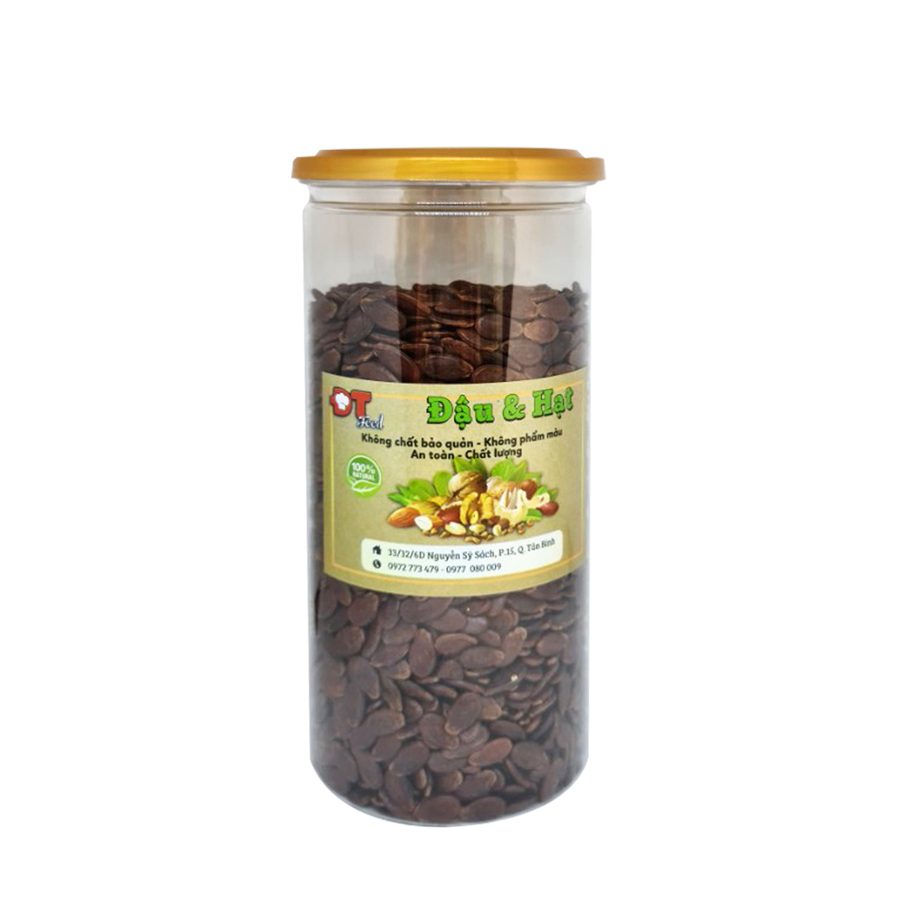Hạt dưa sạch ngon Tứ Hưng hũ 500G