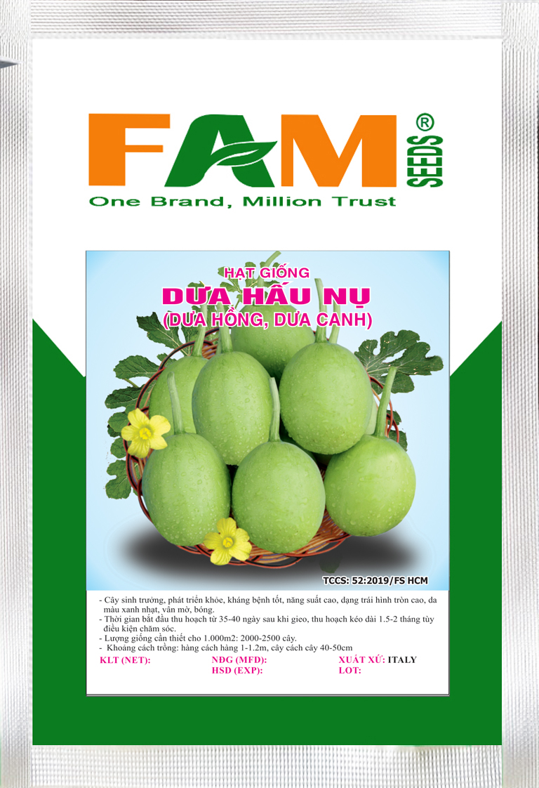 [HCM]Hạt Giống Dưa Hấu Nụ (Dưa Hồng Dưa Canh) - Gói 2gr