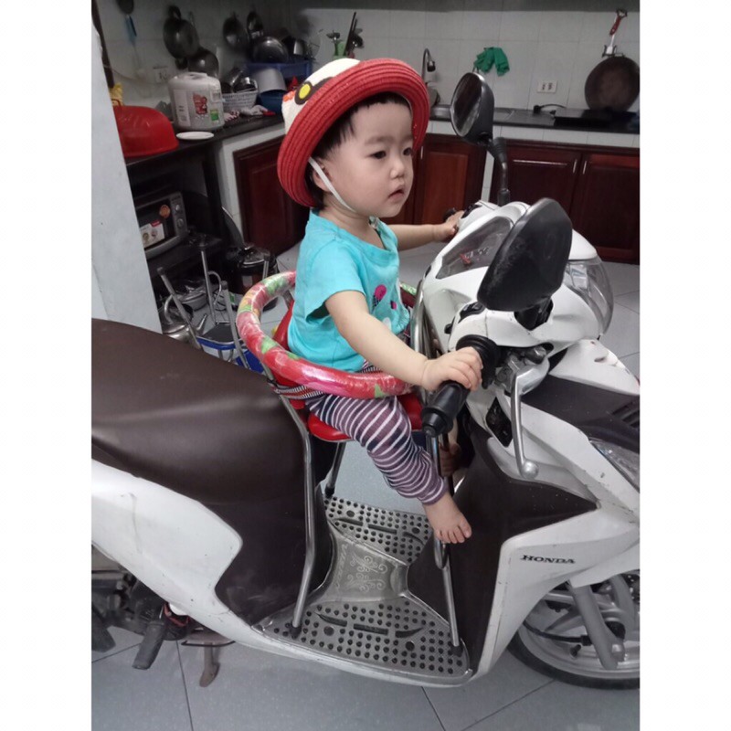 Ghế ngồi xe máy cho bé xe ga, xe số (lead, vision,sh, ,vespa,...) [GIÁ SỈ]