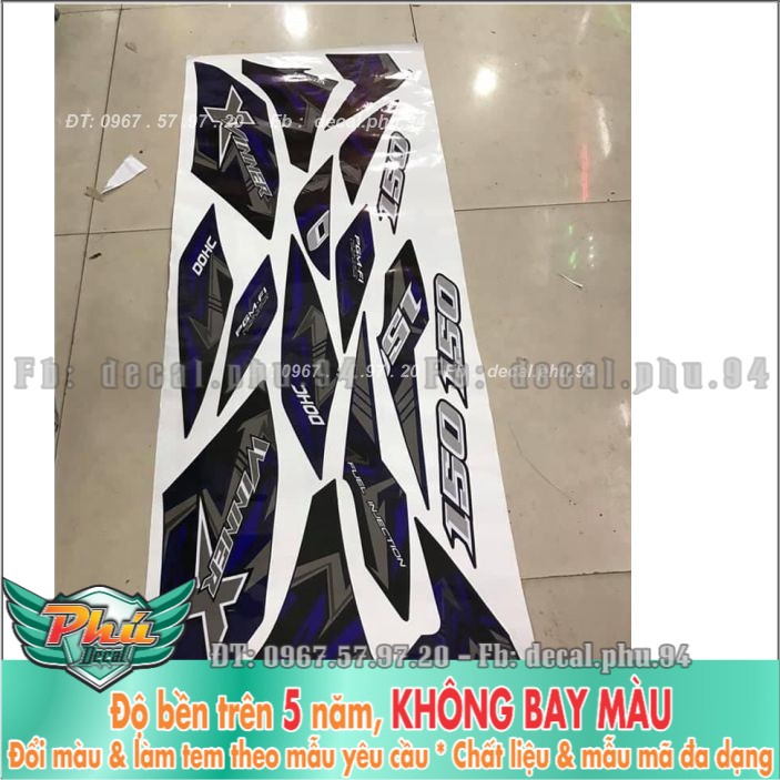 Tem rời winner x xanh đen -mã 3