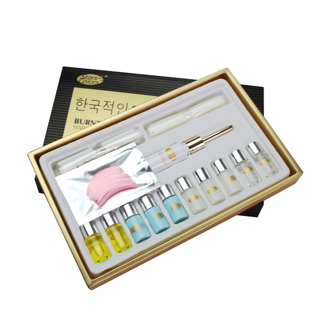 Bộ uốn mi 3d-6d colagen hàn quốc loại 1 Đen