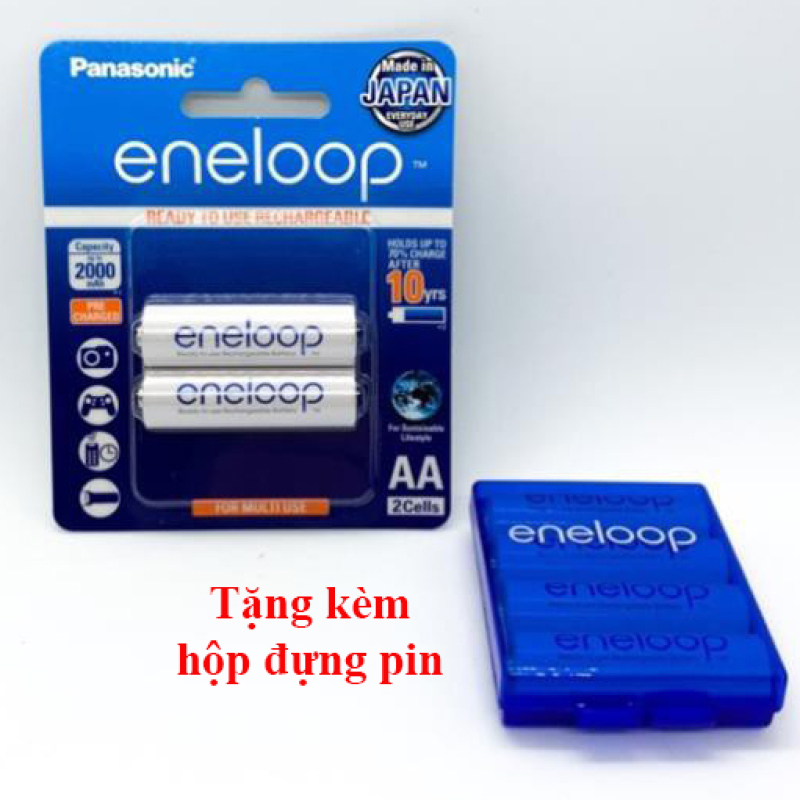 Pin sạc AA Panasonic Eneloop 2000mah chính hãng sản xuất tại Nhật Bản