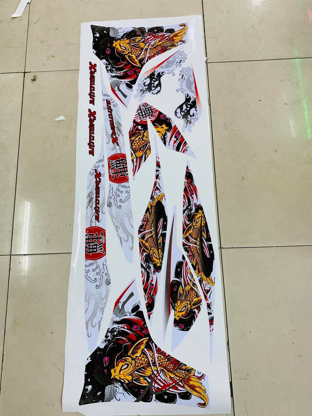 [HCM]tem Winner X chế cá chép hóa rồng đẹp