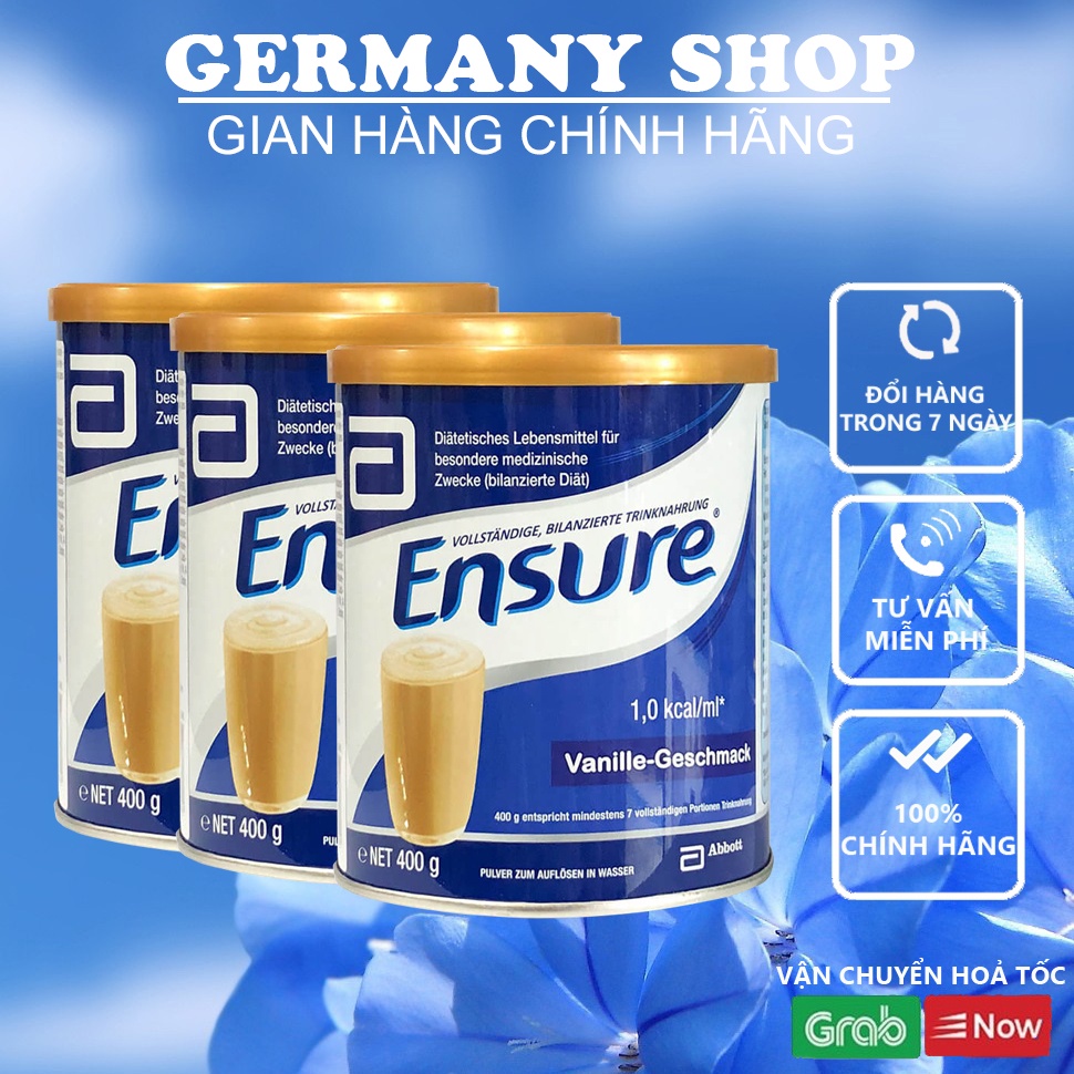 [Date 4/2024, NỘI ĐỊA ĐỨC] Sữa bột ensure abbott đức hộp 400g hương vani