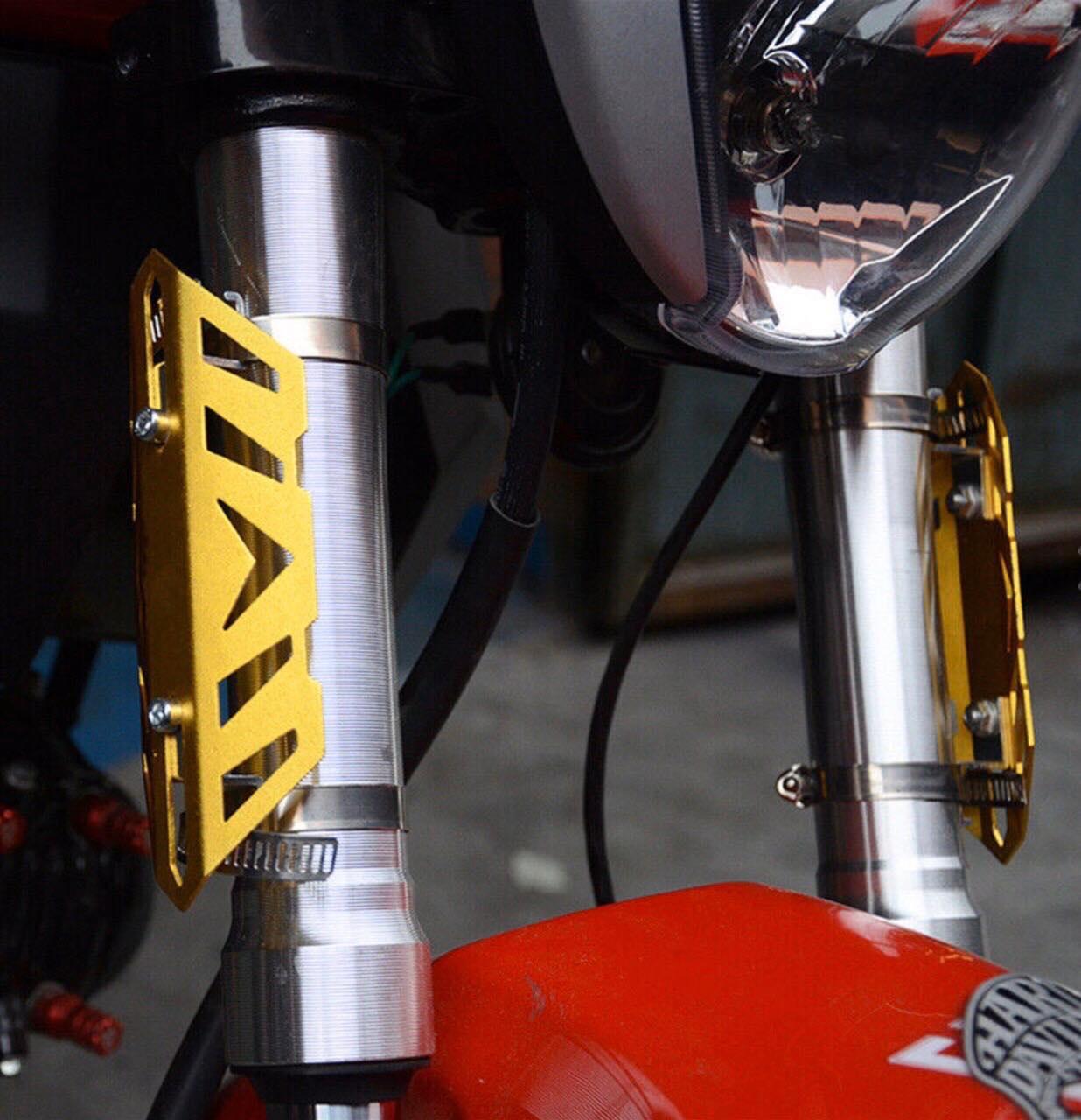 Ốp phuộc trước nhôm cnc ( mọi xe )