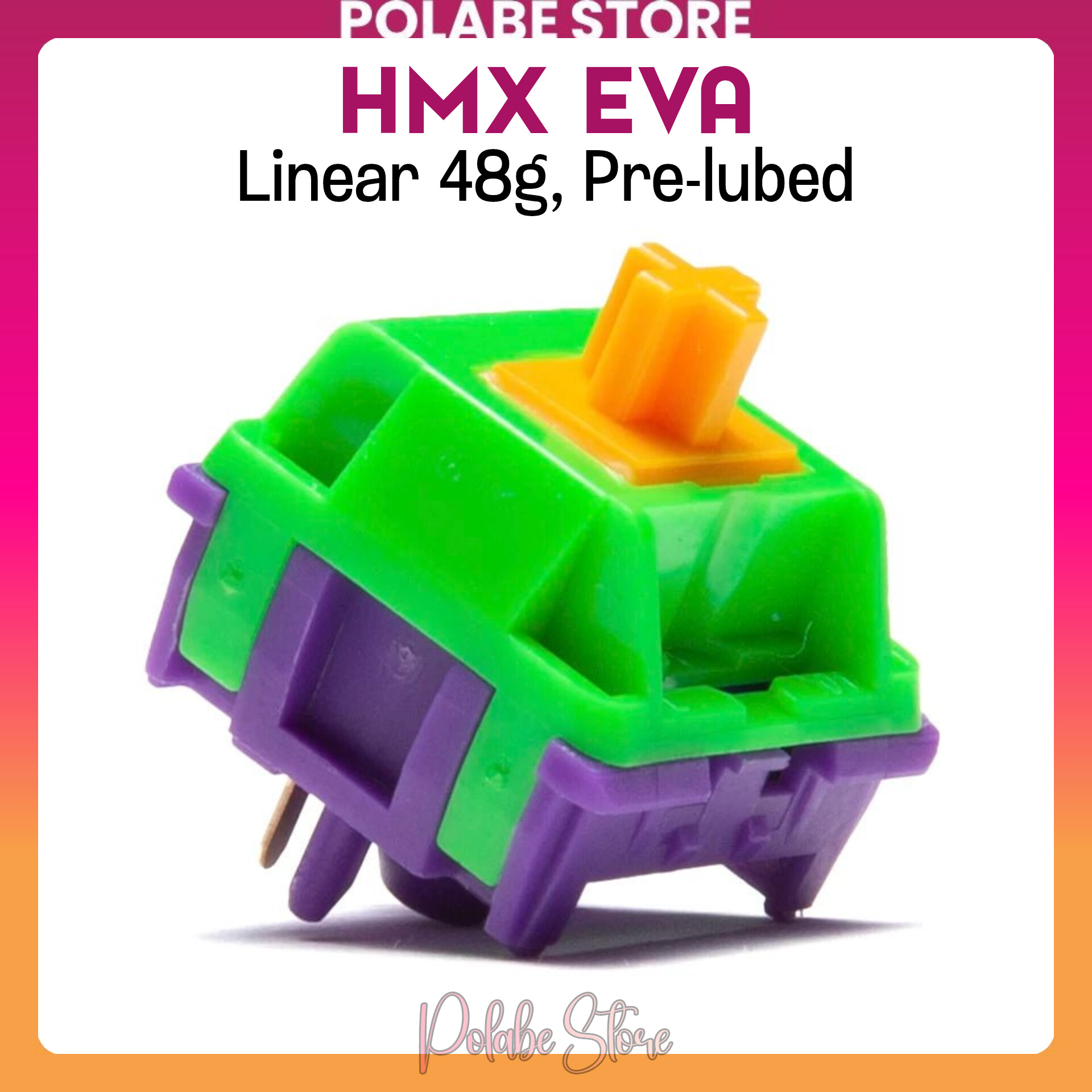 HMX EVA linear Switch Polabe Store bàn phím cơ Prelube mượt