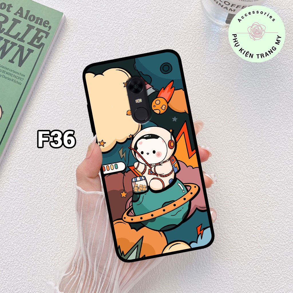 Ốp lưng xiaomi redmi note 4/ note 4x/redmi 5/redmi 5 plus - ốp lưng điện thoại xiaomi in hình gấu xinh, vũ trụ dễ thương