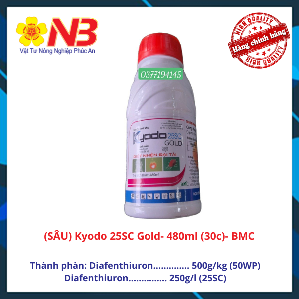 (SÂU) Thuốc trừ nhện Kyodo 25SC Gold- 480ml - BMC