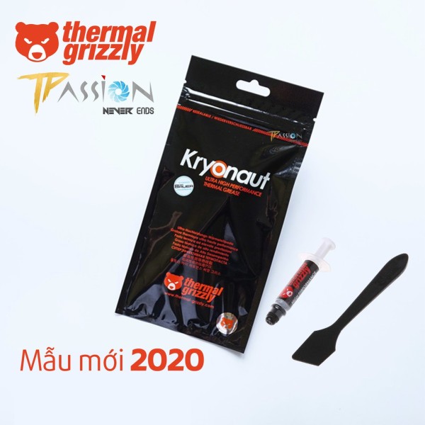 [HCM]Keo tản nhiệt Thermal Grizzly Kryonaut 1 gram (1g) | 5.5 grams (5.5g) | 11.1 grams (11.1g) - Chính hãng, mẫu mới nhất có serial check, tản nhiệt tốt hàng Đức