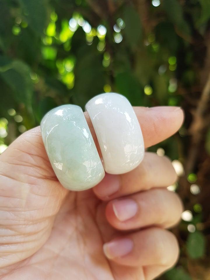 Nhẫn Nam Đá Ngọc Phỉ Thúy Bản Tròn