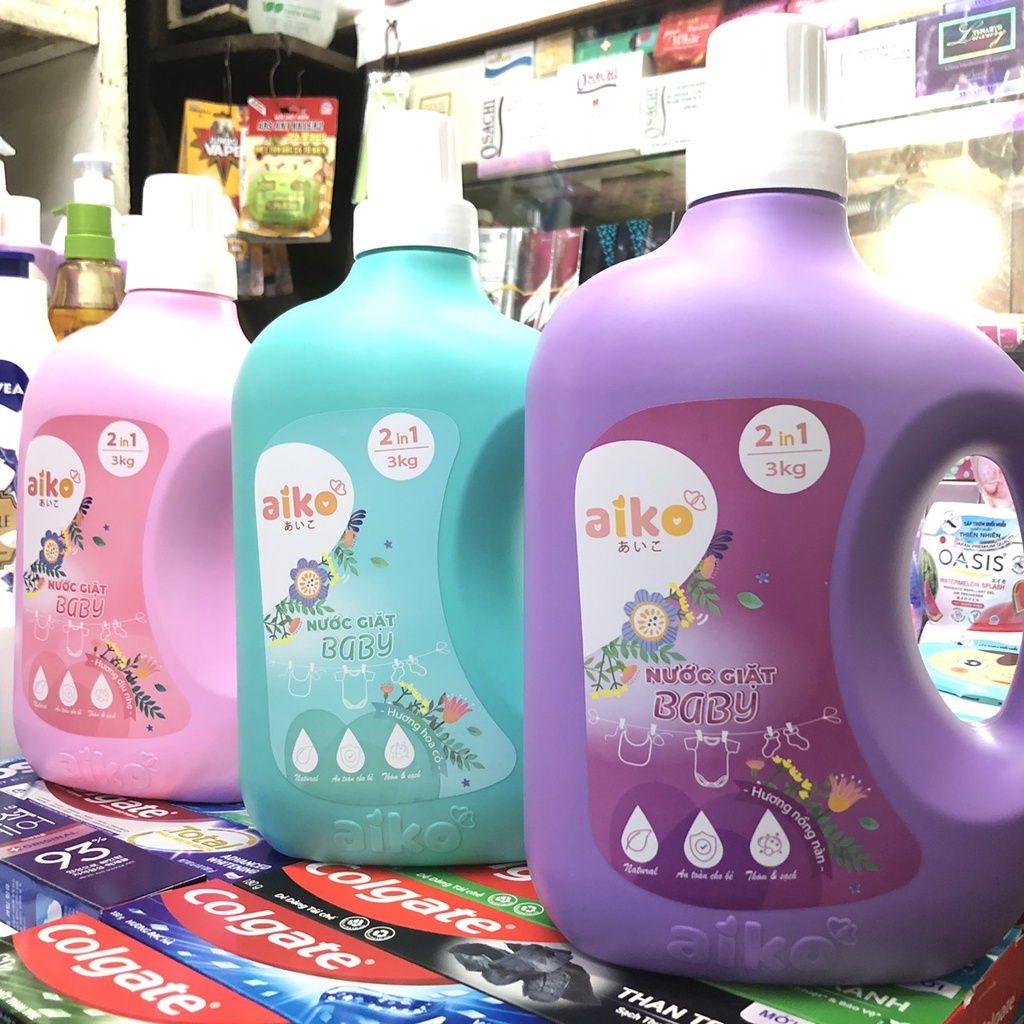 Nước giặt Aiko Baby 2 in 1