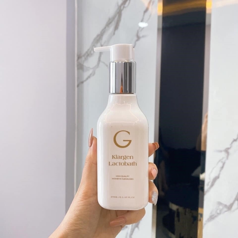 Dung Dịch Vệ Sinh dịu nhẹ mềm da Hàn Quốc , GCELL Kháng Khuẩn, Khử Mùi, Sảng Khoái. Klargen Lactobath 200ml