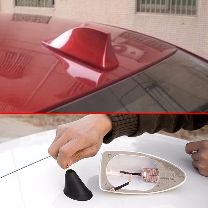 Ăng ten vây cá mập gắn trần xe hơi - xám