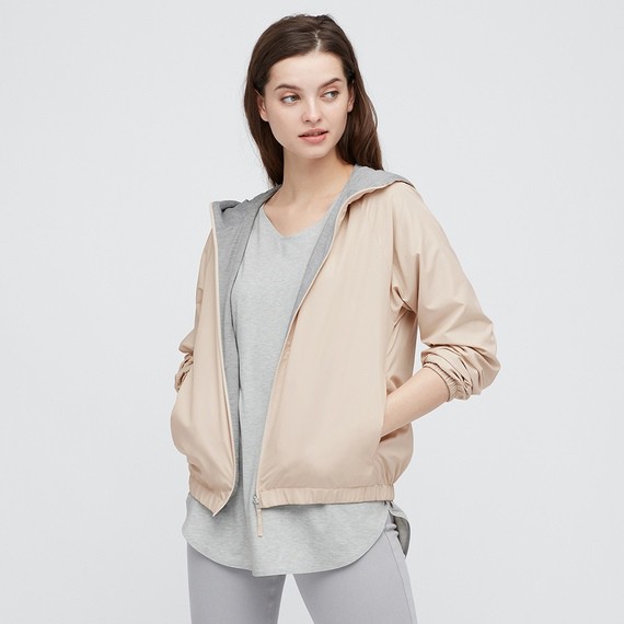 Áo khoác gió  2 lớp Uniqlo dành cho nữ