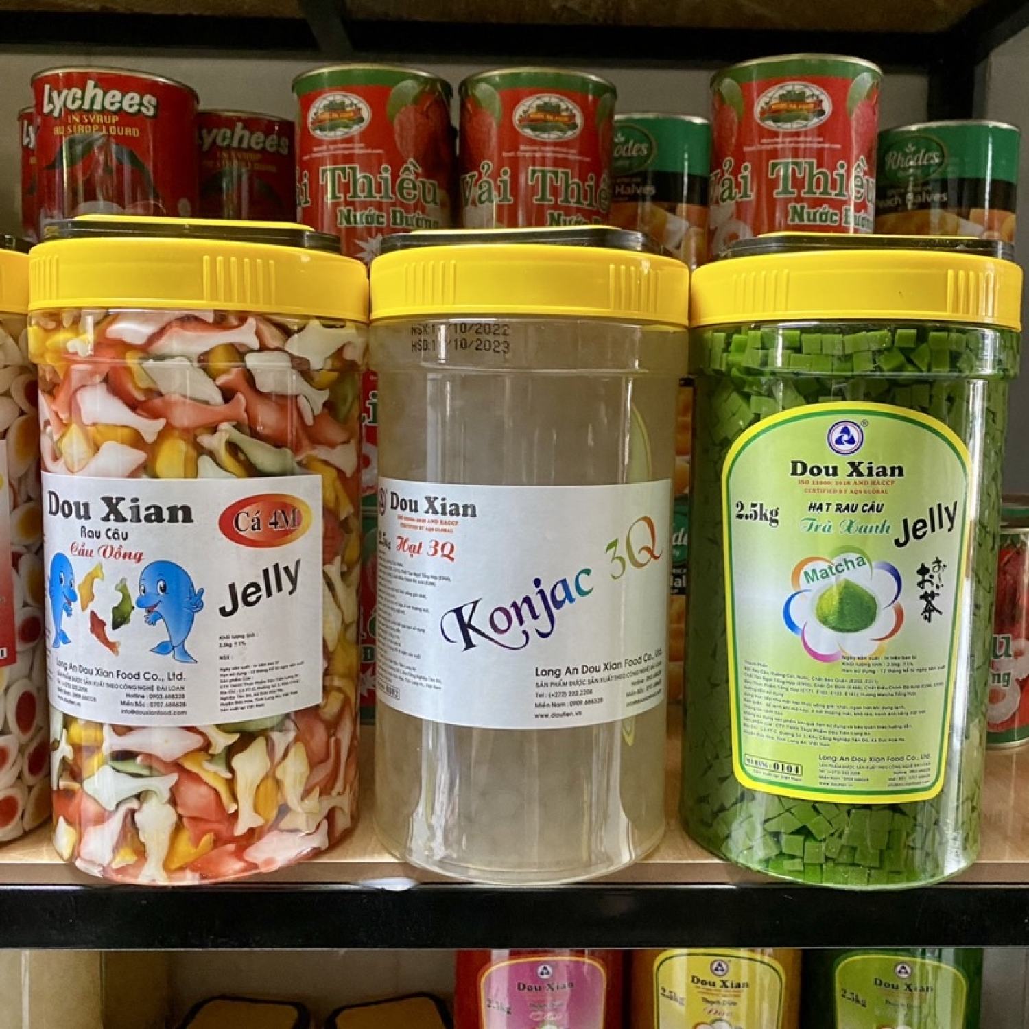Thạch Rau Câu Douxian (Hàng Huy) 2.5Kg Có Đủ Mùi