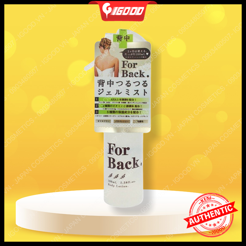 Chai xịt giảm mụn lưng Pelican ForBack Nhật Bản 100ml